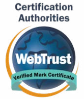 Selo WebTrust for EV – Extended Validation