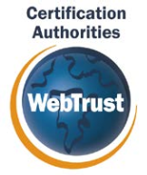 Selo WebTrust de Conformidade e Segurança
